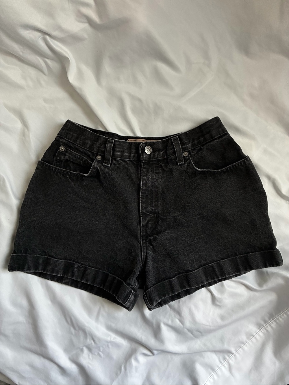 High-Waist Denim Shorts 100% Cotton Summer